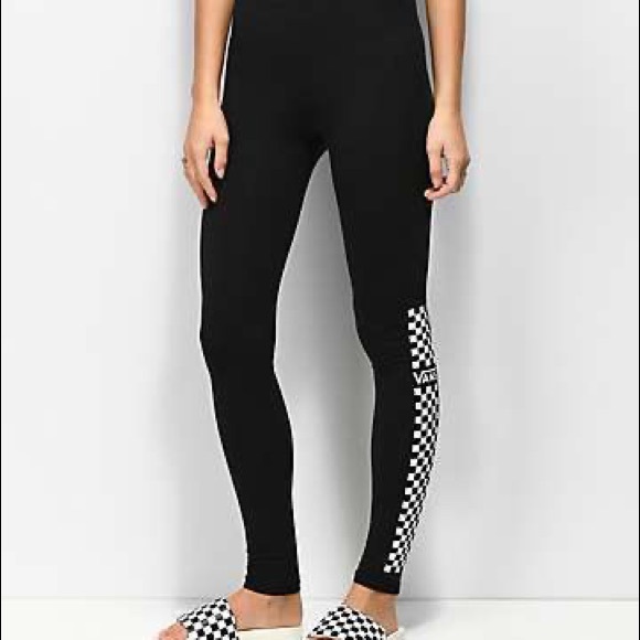 Black VANS women’s leggings / size XS - Picture 4 of 4
